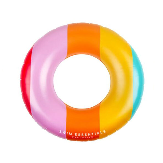 Swim Essentials: Σωσίβιο ⌀90εκ. για παιδιά από 6+ ετών - "Rainbow"