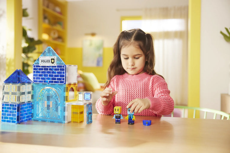 MAGNA-TILES Μαγνητικό Παιχνίδι 35 κομματιών Police Station