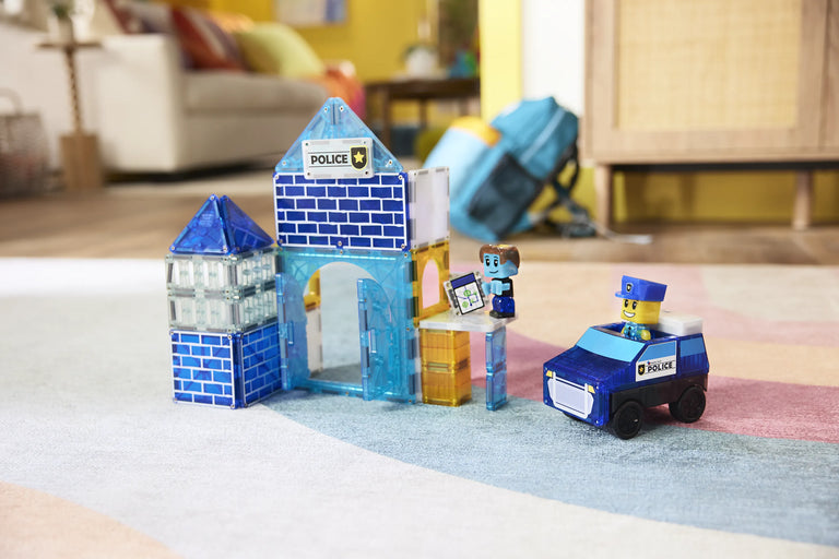 MAGNA-TILES Μαγνητικό Παιχνίδι 35 κομματιών Police Station
