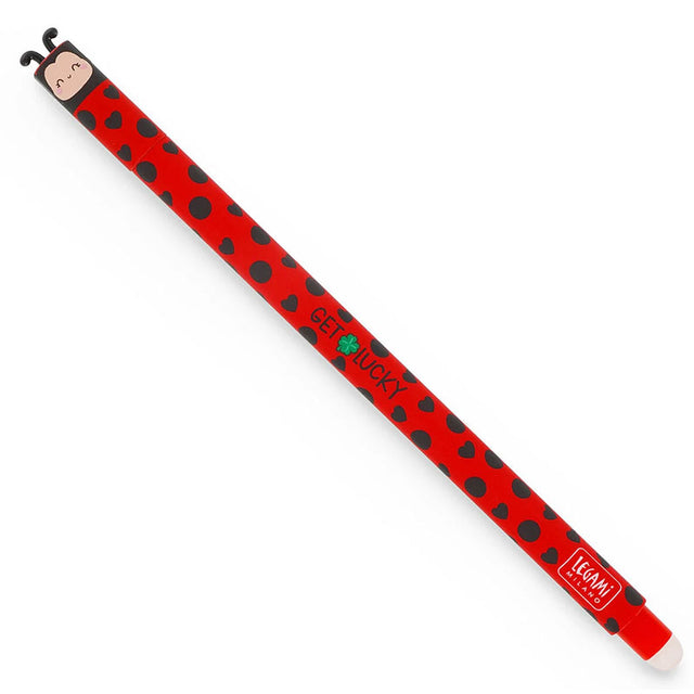 "Get Lucky" Ladybug Erasable Gel Pen ΣΤΥΛΟ ΠΟΥ ΣΒΗΝΕΙ ΠΑΣΧΑΛΙΤΣΑ LEGAMI