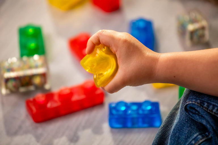 Κατασκευαστής Goliath - Jelly Blox, με μαλακά μπλοκ, 30 τεμάχια
