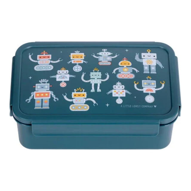 A little lovely company: Δοχείο φαγητού Bento με χωρίσματα- 1,2 L - Robots