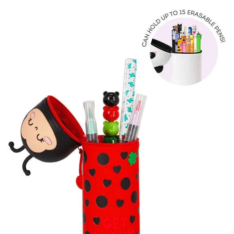 Ladybug "Get Lucky" 2-in-1 Silicone Pencil Case LEGAMI