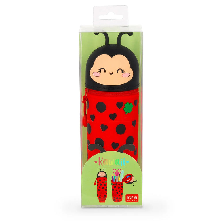 Ladybug "Get Lucky" 2-in-1 Silicone Pencil Case LEGAMI