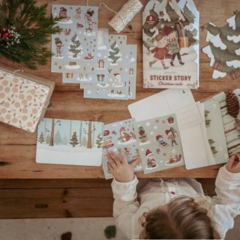 LITTLE DUTCH Σετ με Χριστουγεννιάτικα αυτοκόλλητα