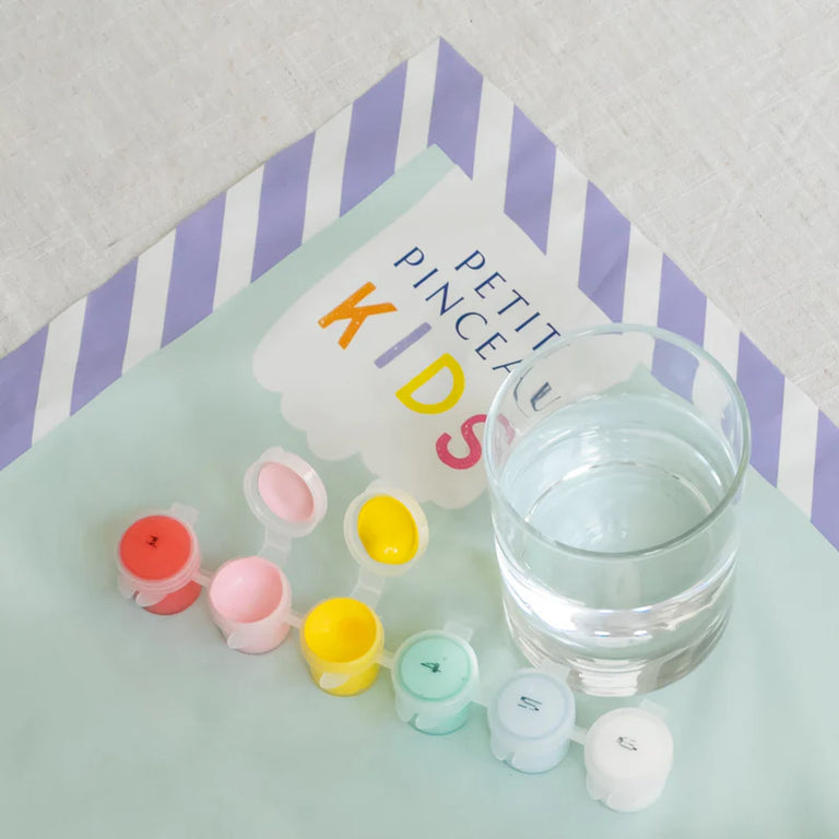 Paint by Number Kit for Kids - Unicorn and Piou PETIT PINCEAU