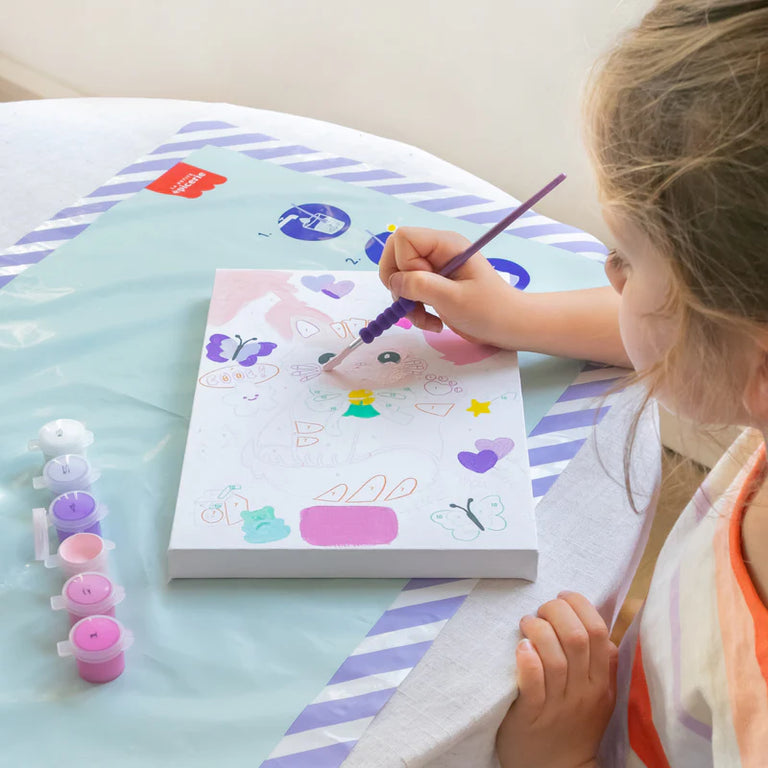 Paint by Number Kit for Kids - Maneki Neko PETIT PINCEAU