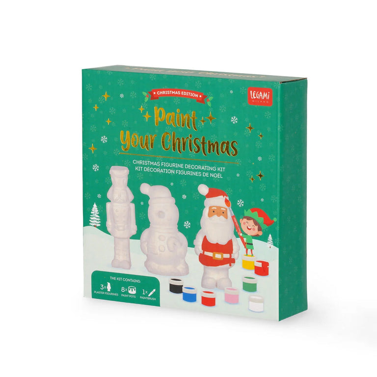 Christmas Figurine Decorating Kit - Paint Your Christmas legami
