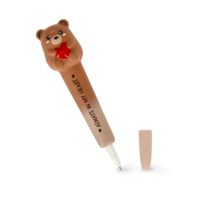 Always In My Heart Teddy Bear Squishy Gel Pen - Squeezies LEGAMI - Ίαμβος