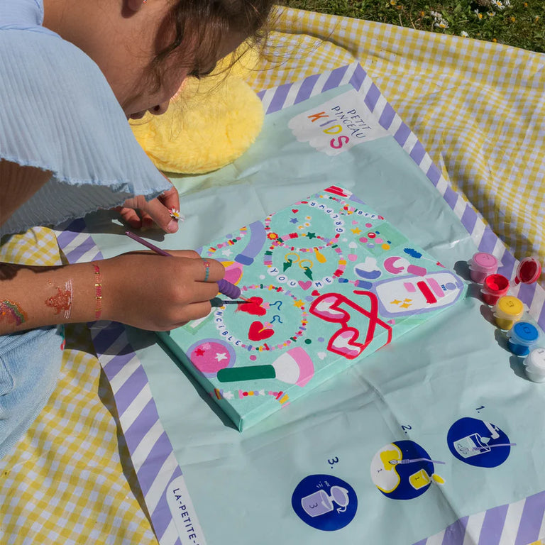 Paint by Number Kit for Kids - Unicorn and Piou PETIT PINCEAU
