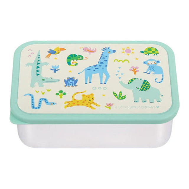 A little lovely company: Δοχείο φαγητού από ανοξείδωτο ατσάλι 900ml-Jungle