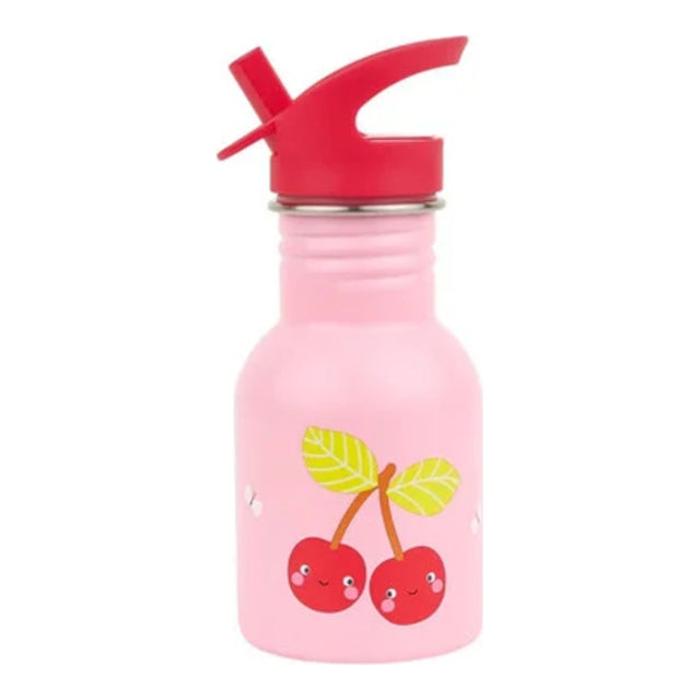 A Little Lovely Company Μπουκάλι από Ανοξείδωτο Ατσάλι 350ml – Happy cherries