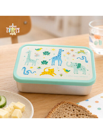 A little lovely company: Δοχείο φαγητού από ανοξείδωτο ατσάλι 900ml-Jungle