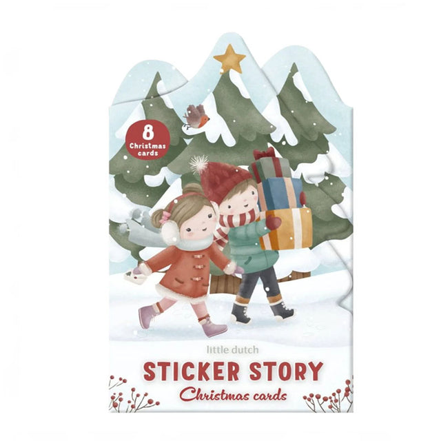 LITTLE DUTCH Σετ με Χριστουγεννιάτικα αυτοκόλλητα