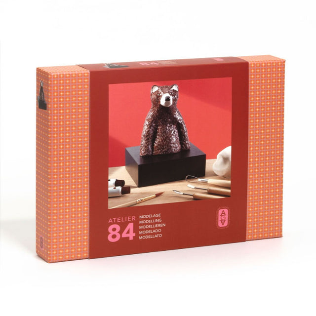 Djeco Atelier 84 σετ γλυπτικής με πηλό Αρκουδάκι