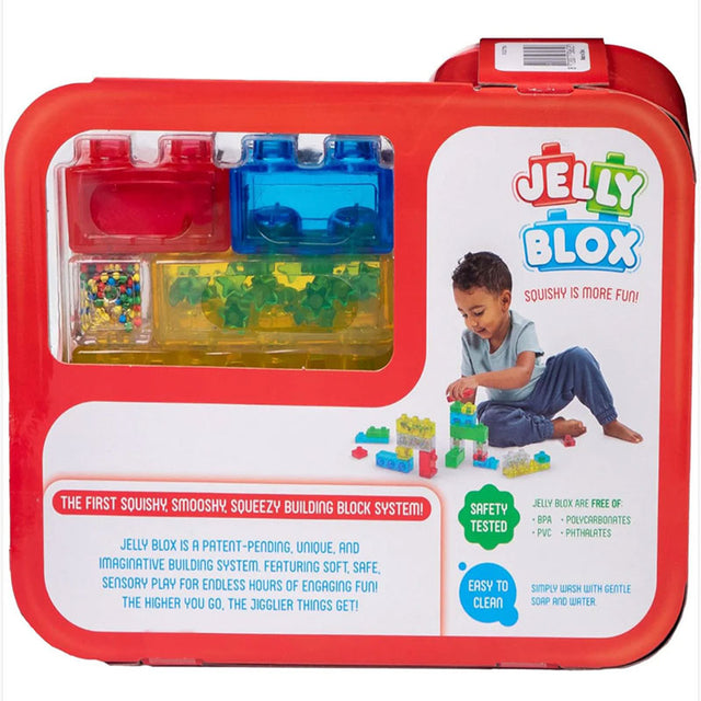 Jelly Blox Creative Kit – Μαλακά & Ελαστικά Δομικά Τουβλάκια Αισθητηριακής Ανάπτυξης (20 τεμ., 2+ ετών)