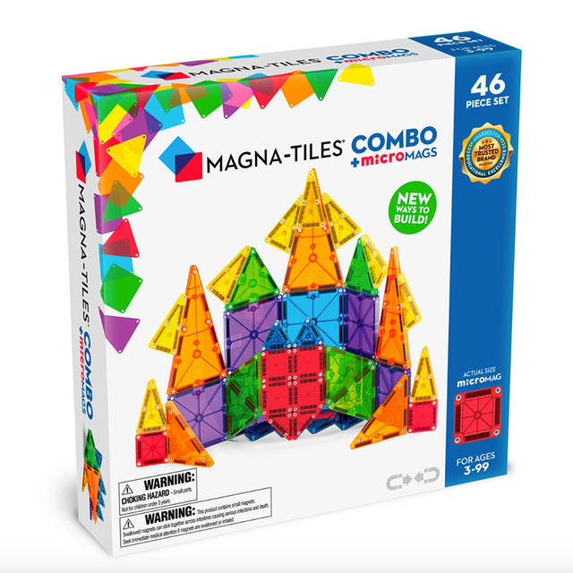 MAGNA-TILES Μαγνητικό Παιχνίδι 46 κομματιών Combo