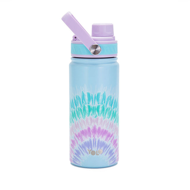 ΜΕΤΑΛΛΙΚΟ ΘΕΡΜΟΣ ΜΕ ΛΑΒΗ 500ML – RAINBOW TIE DYE YOLO