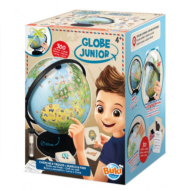 Buki France Εκπαιδευτικό Παιχνίδι Υδρόγειος Σφαίρα 20 cm με Κάρτες