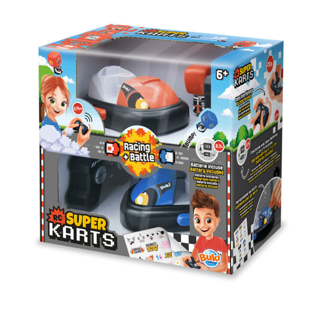 Buki France Τηλεκατευθυνόμενα Συγκρουόμενα Αυτοκινητάκια Super Karts (6+ ετών) 37296