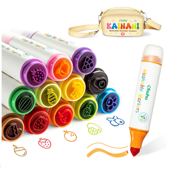 Ohuhu Washable Stamper ΠΑΙΔΙΚΟΙ Dual Tips Water-based Markers