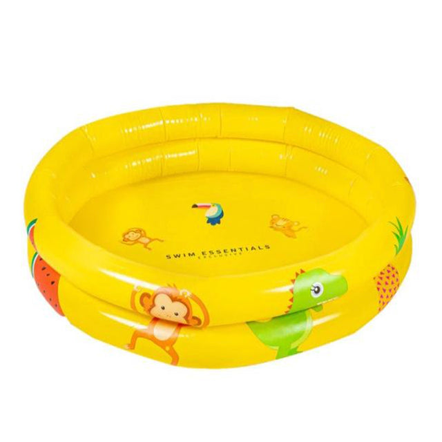 Swim Essentials: Φουσκωτή πισίνα Ø60εκ. με δύο αεροθαλάμους για μωρά από 0 μηνών - "Yellow"
