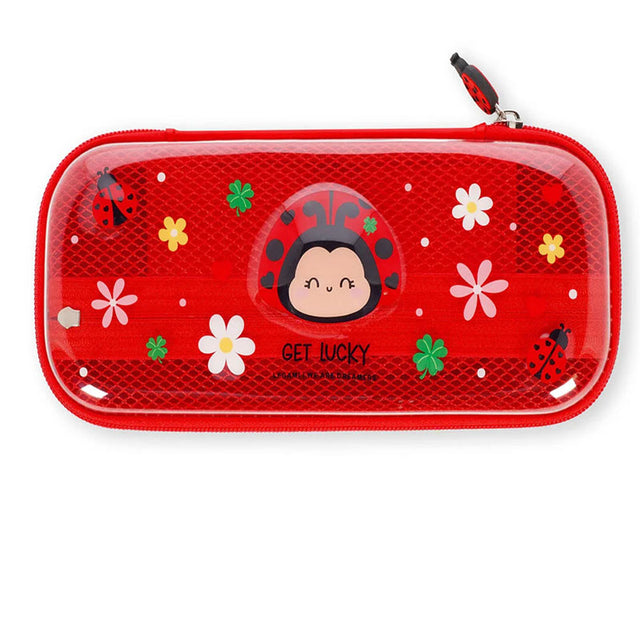 Διαφανής άκαμπτη κασετίνα Ladybug - WonderWow LEGAMI