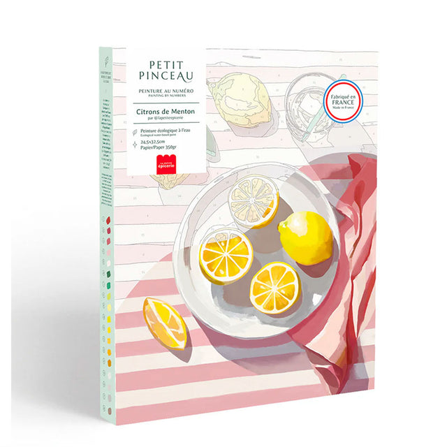 Paint by number kit - Menton lemons PETIT PINCEAU