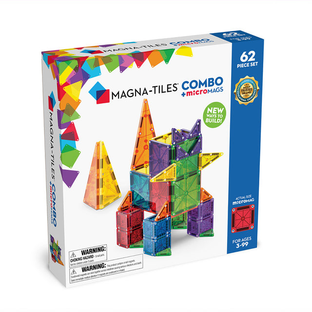 MAGNA-TILES Μαγνητικό Παιχνίδι 62 κομματιών Combo