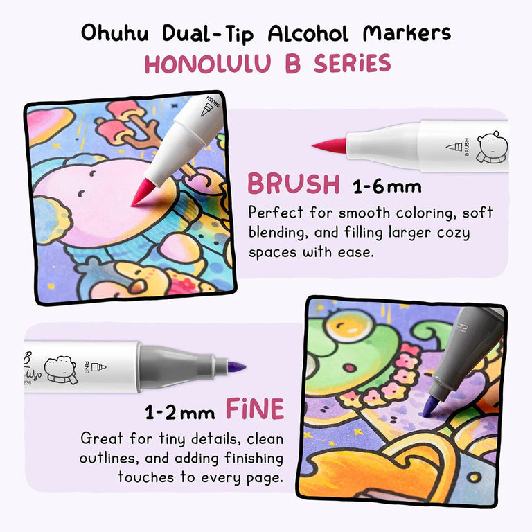 Ohuhu x Coco Wyo Cozy Mood Coloring Kit