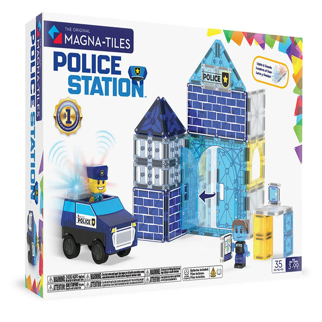 MAGNA-TILES Μαγνητικό Παιχνίδι 35 κομματιών Police Station