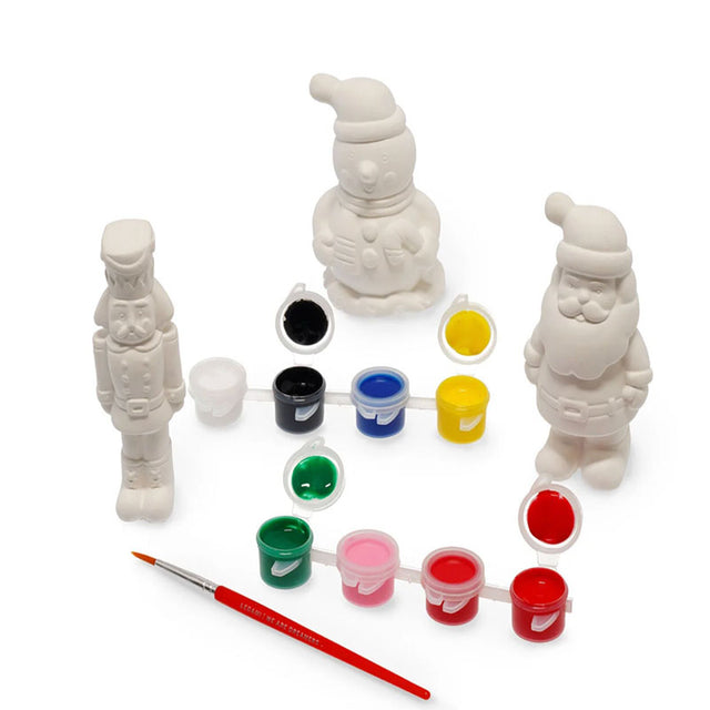 Christmas Figurine Decorating Kit - Paint Your Christmas legami