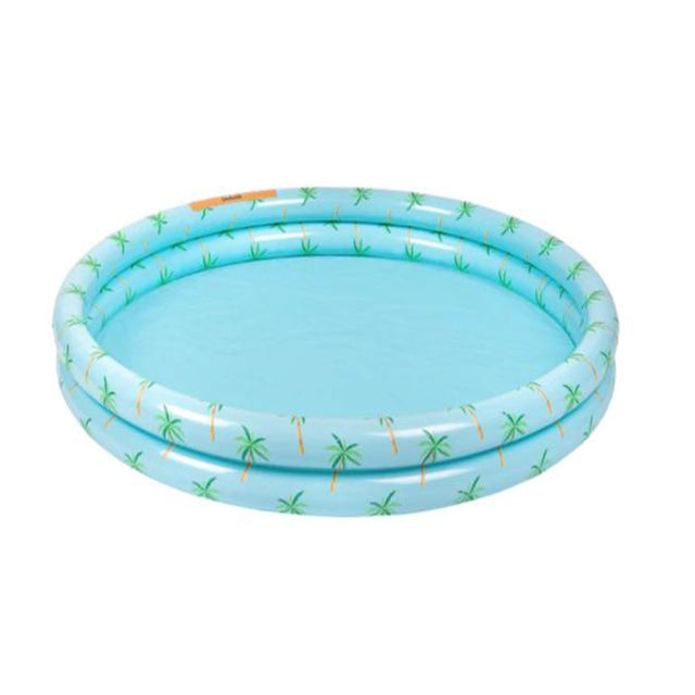 Swim Essentials: Φουσκωτή πισίνα Ø100εκ. με δύο αεροθαλάμους για μωρά από 1 έτους - "Palm Tree"