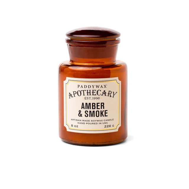 Paddywax – Glass Candle Apothecary, Amber & Smoke 226gr