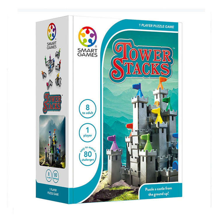 Smartgames Επιτραπέζιο Tower Stacks (80 challenges)