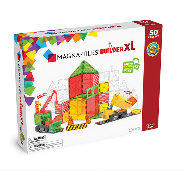 MAGNA-TILES Μαγνητικό Παιχνίδι 50 κομματιών Builder XL