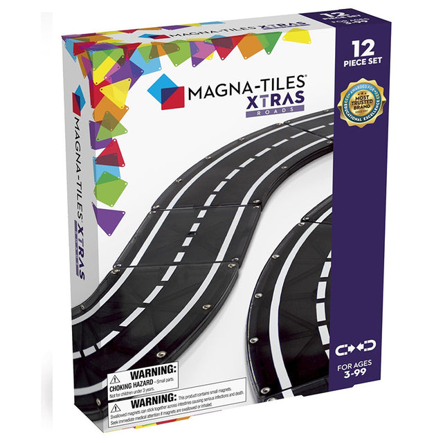 MAGNA-TILES Μαγνητικό Παιχνίδι 12 κομματιών XTRAS Roads