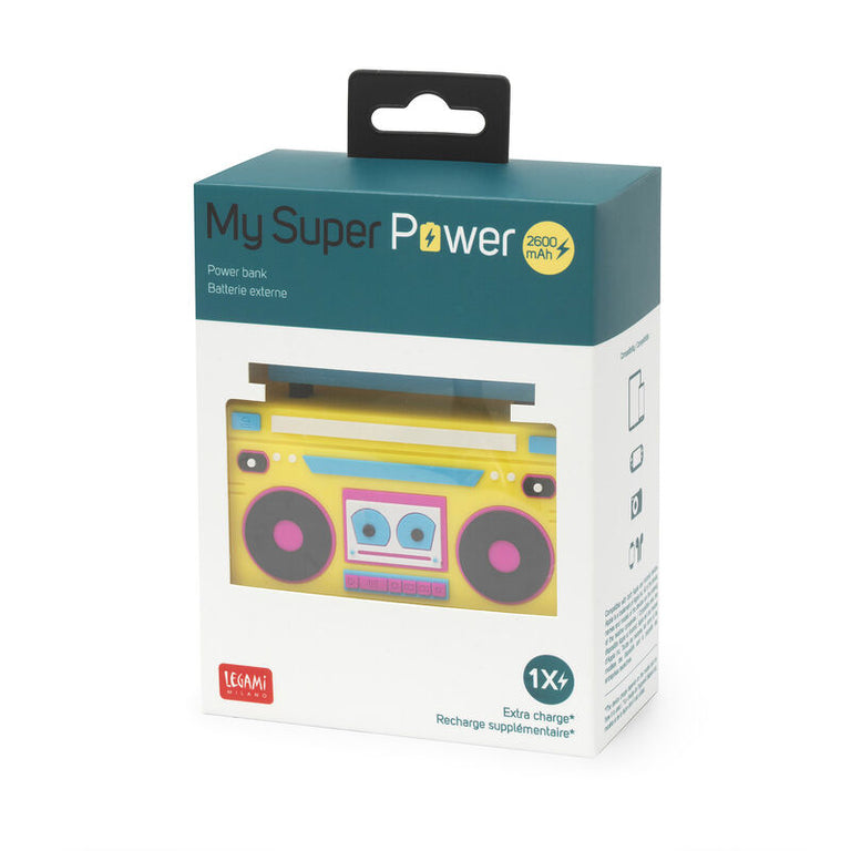 POWER BANK LEGAMI BOOMBOX