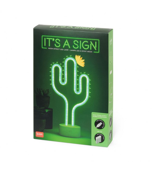 ΔΙΑΚΟΣΜΗΤΙΚΟ ΦΩΤΙΣΤΙΚΟ LEGAMI IT'S A SIGN - NEON EFFECT LED LAMP - CACTUS (ΚΑΚΤΟΣ)