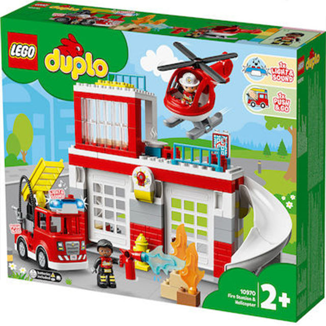 LEGO DUPLO® Town: Πυροσβεστικός Σταθμός & Ελικόπτερο