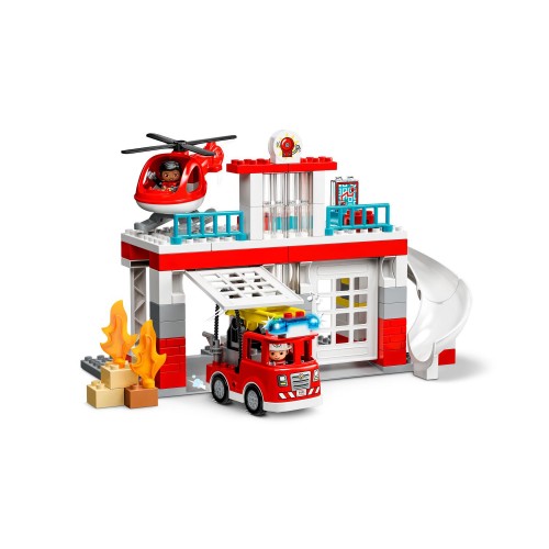 LEGO DUPLO® Town: Πυροσβεστικός Σταθμός & Ελικόπτερο