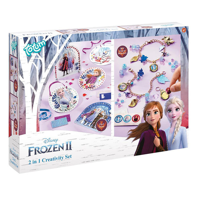 Totum Disney Frozen II Σετ Ζωγραφικής Και Κατασκευή Βραχιολάκια 2 Σε 1