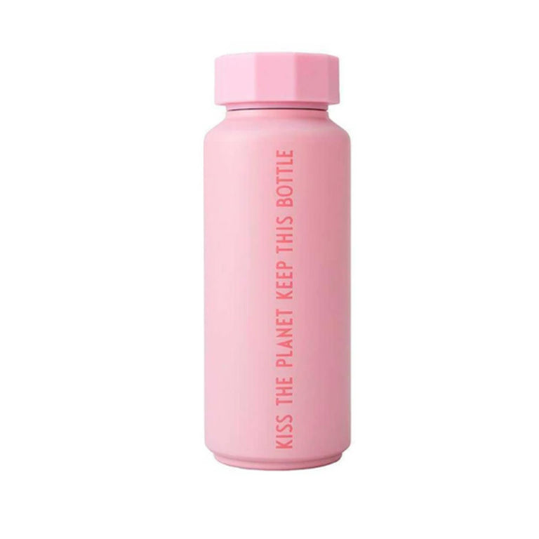 Design Letters¨Θερμός μπουκάλι από ανοξείδωτο ατσάλι ''Pink kiss'' 500ml