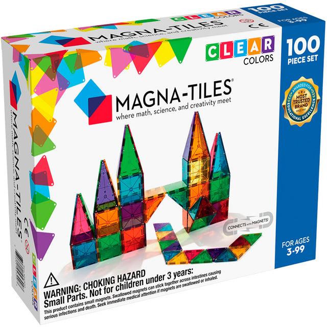 Magna-Tiles Μαγνητικό Παιχνίδι 100 κομματιών