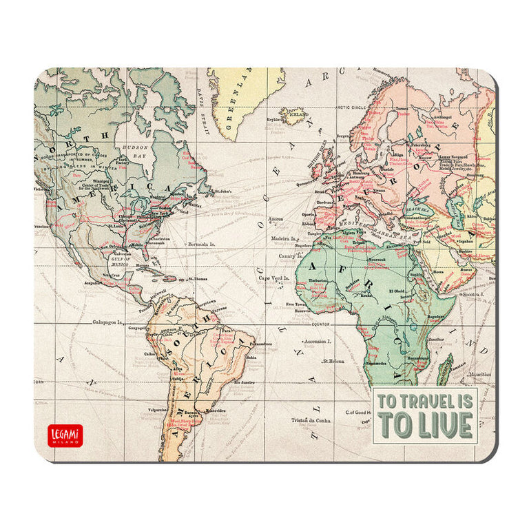 MOUSEPAD LEGAMI TRAVEL ΧΑΡΤΗΣ