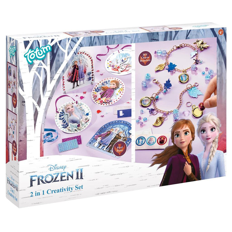 Totum Disney Frozen II Σετ Ζωγραφικής Και Κατασκευή Βραχιολάκια 2 Σε 1